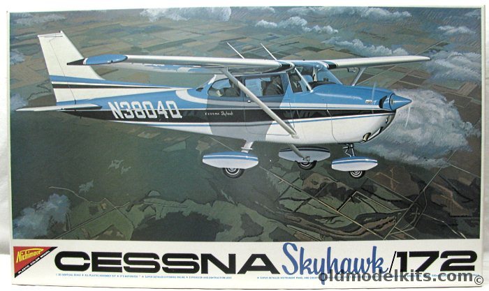 Nichimo 1/20 Cessna Skyhawk 172 - Motorized, S-2002 plastic model kit